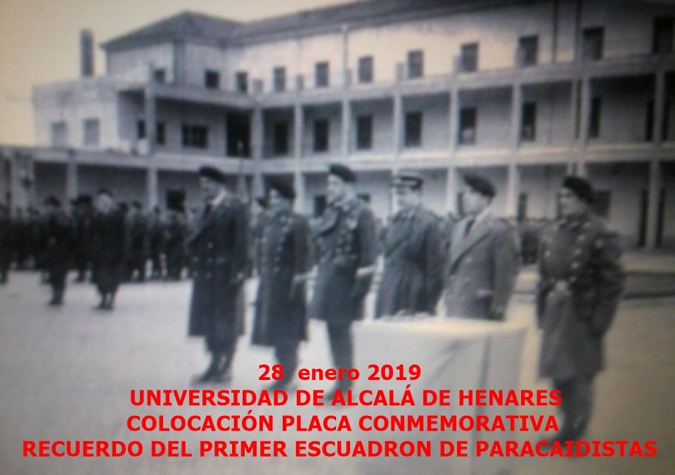 28 de enero 2019 – Acto en la Universidad Alcalá de Henares